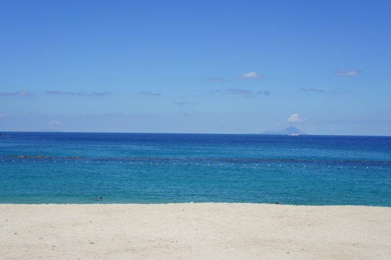 屋久島2日目　一湊海水浴場でひと泳ぎ