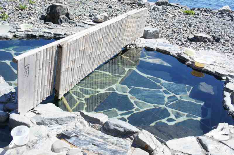 屋久島4日目　絶景、開放感あふれる湯泊温泉、平打海中温泉